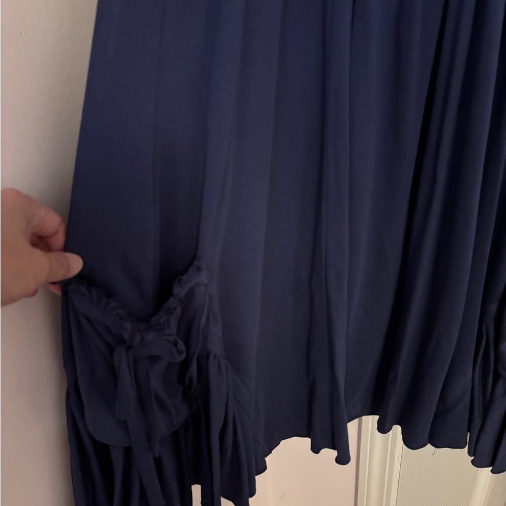 Juicy Couture Purple Blue Ruffle Bow tie Dress